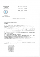 Arrêté d’ouverture des commerces le dimanche