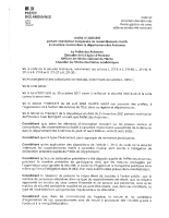 Arrêté portant interdiction d’organisation d’une rêve party du 21 au 25 août